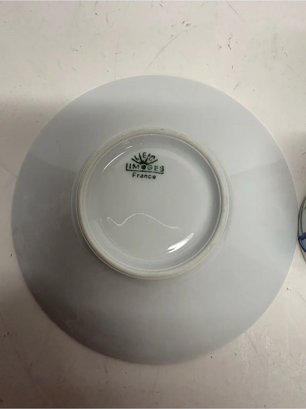 Limoges France Floral Porcelain Cappuccino Demitasse Cup Saucer Set